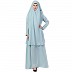 Abaya-Khimar combo- Sky Blue Abaya-Khimar combo- Sky Blue